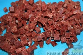 Фото приготовления рецепта: Пирог с мясом утки, картофелем и грибами - шаг №3 Фото приготовления рецепта: Пирог с мясом утки, картофелем и грибами - шаг №3