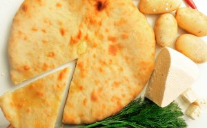 Ossetian Pie With Potatoes And Cheese