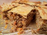 Prepare Cake With Meat