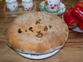 Ossetian Pie Recipe With Peach In The Oven